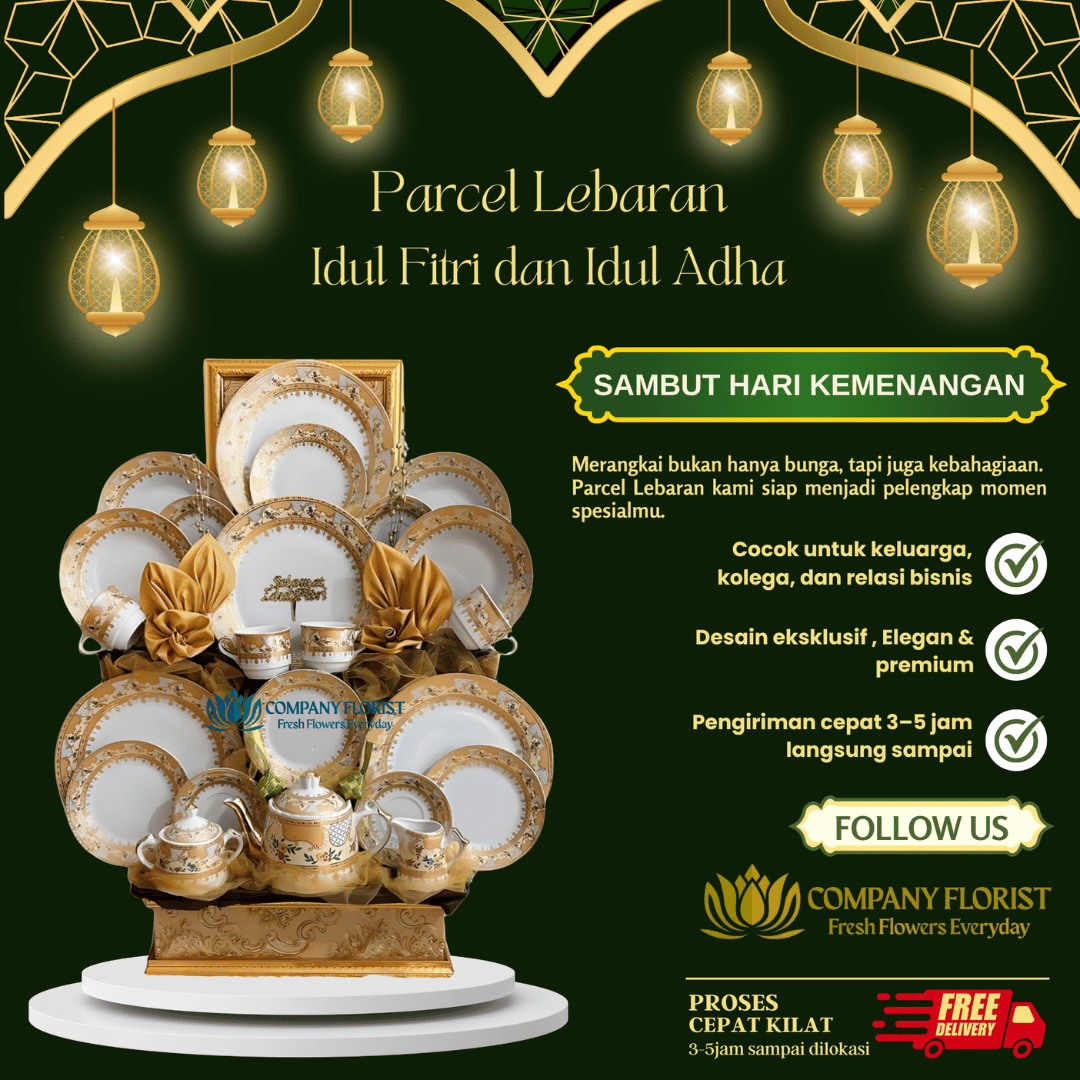 Hampers Lebaran Set Peralatan Makan Keramik Putih Elegan – Company Florist